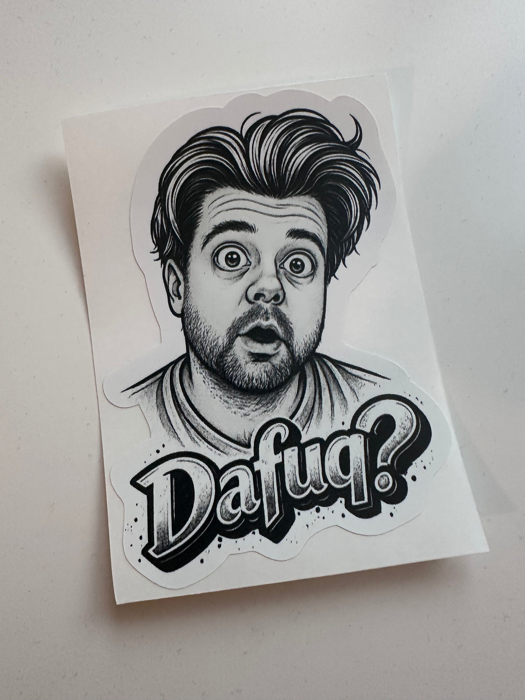 Thomas DAFUQ? Vinyl Sticker